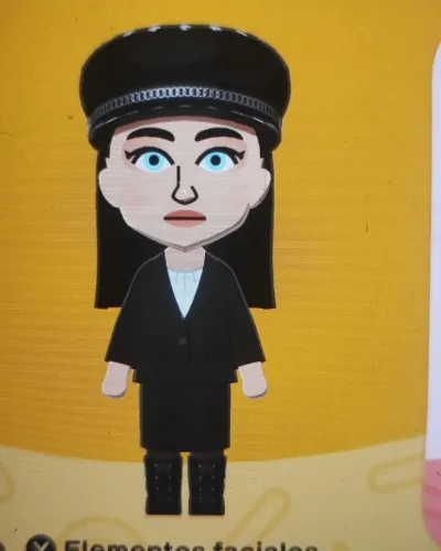 Mii portrait of Billie Eilish