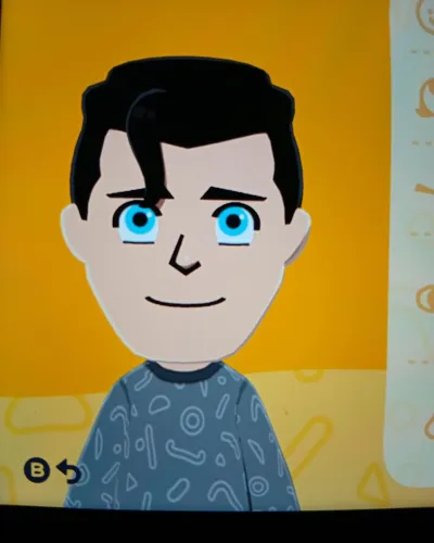 Mii-Porträt von Superman (Clark)
