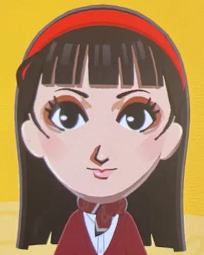 Mii portrait of Yukiko Amagi