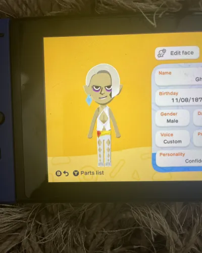 Mii-Porträt von Ghirahim