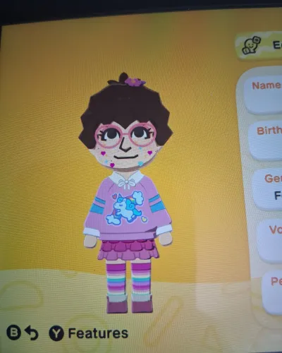 Mii-Porträt von Martha Dunstock