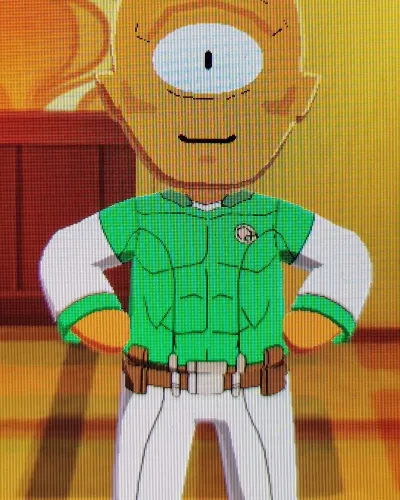 Mii-Porträt von Allen the alien