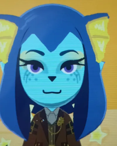 Mii portrait of Vaporeon