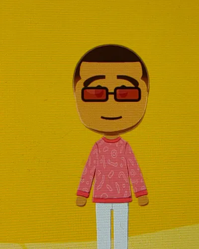 Mii-Porträt von Hugo