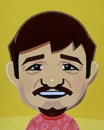 Mii portrait of pedro pascal