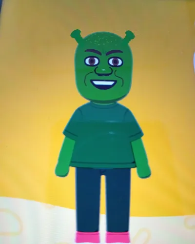 Mii-Porträt von Shrek