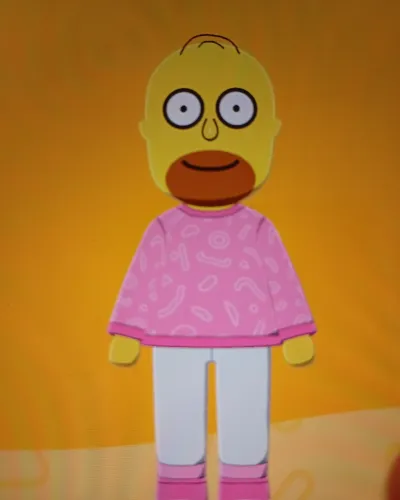 Mii-Porträt von Homer Simpson
