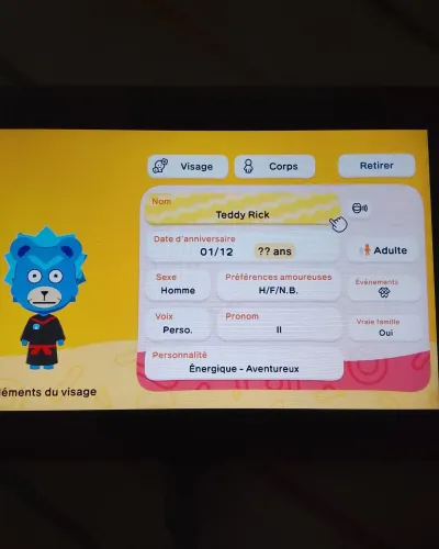 Mii-Porträt von Teddy Rick