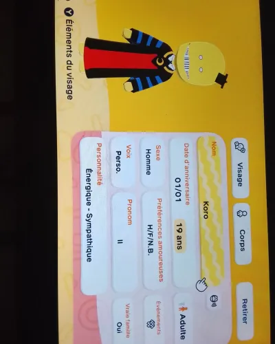 Mii-Porträt von Koro