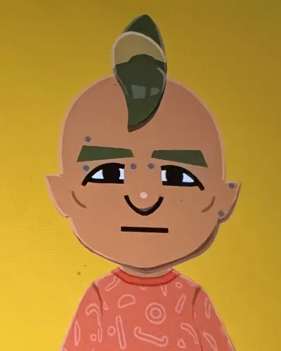 Mii-Porträt von Rhaegar (GOT dragon Humanoid)