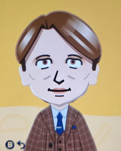 Mii-Porträt von Hannibal Lecter