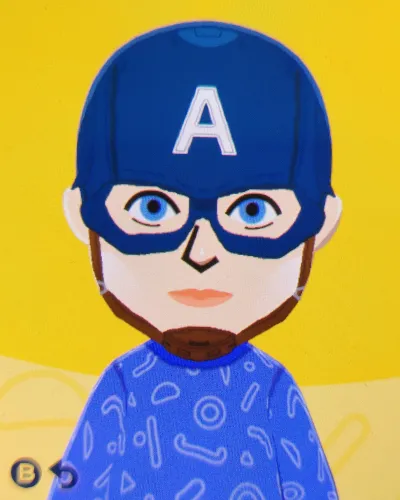 Mii-Porträt von Captain America