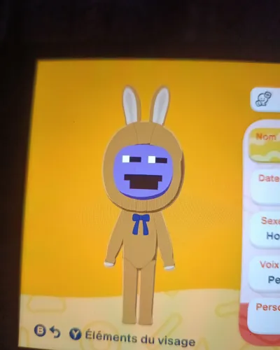 Mii-Porträt von Purple guy