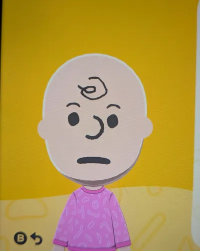 Mii-Porträt von Charlie Brown