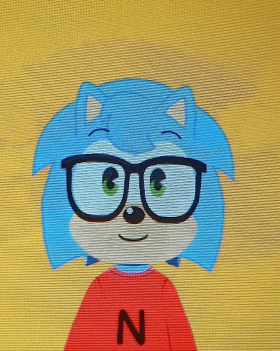 Mii-Porträt von Sonic (Nicky)