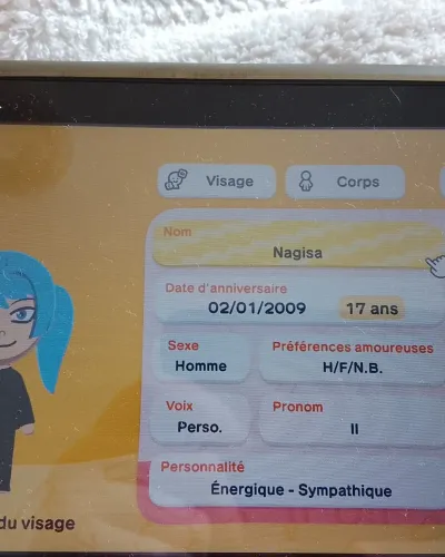 Mii-Porträt von Nagisa