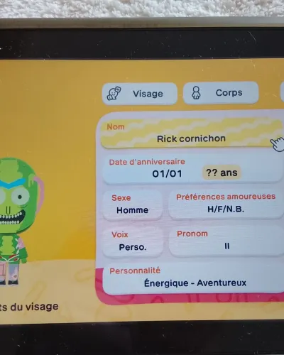Mii-Porträt von Pickles Rick