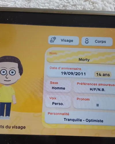 Mii-Porträt von Morty