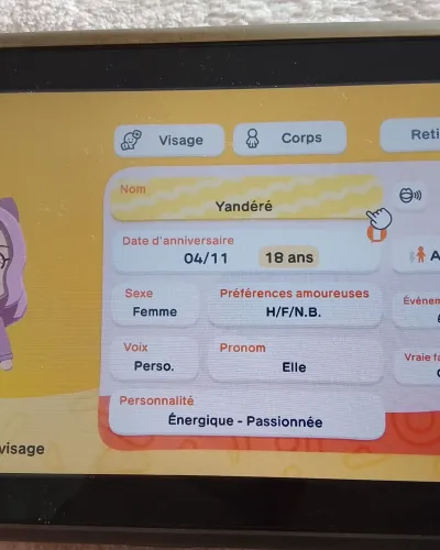 Mii-Porträt von Yandéré