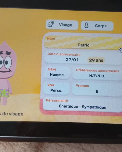 Mii-Porträt von Patrick