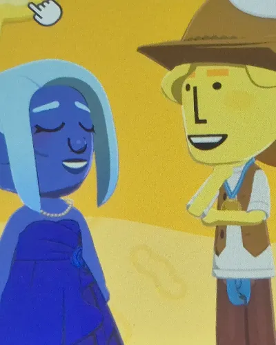 Mii-Porträt von Blue