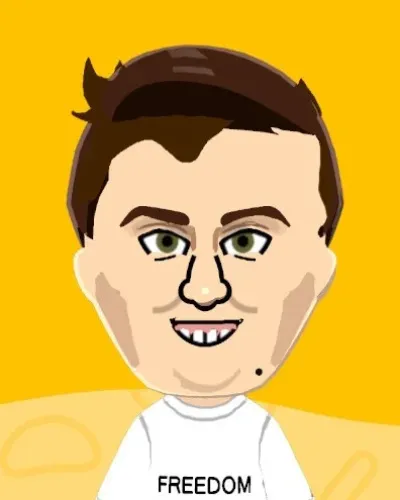 Mii portrait of charlie kirk
