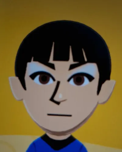 Mii portrait of Spock original series