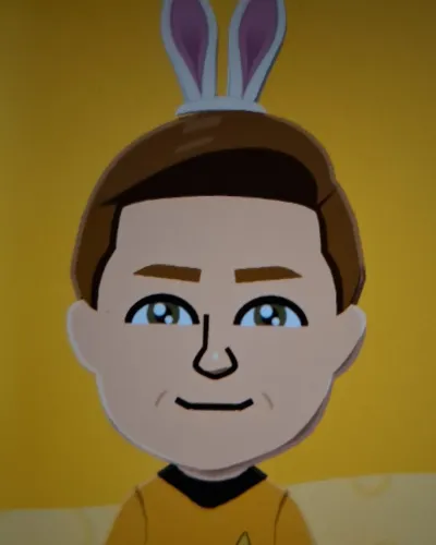Mii portrait of Captain Kirk