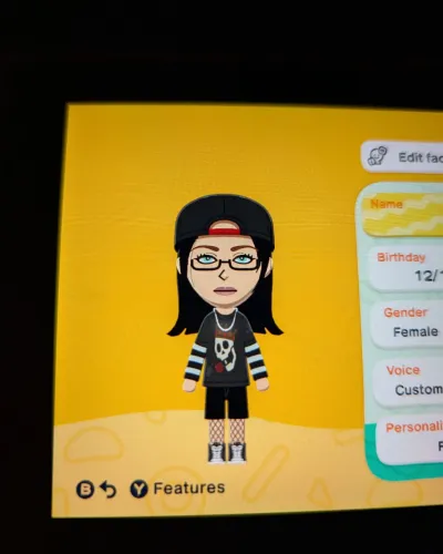 Mii-Porträt von Billie Eilish