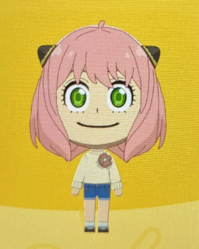 Mii portrait of Anya Forger