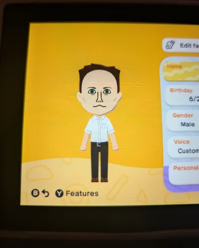 Mii-Porträt von Stinky tesla man