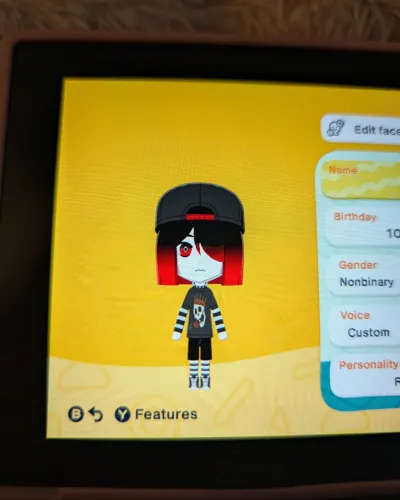 Mii-Porträt von OC Rave