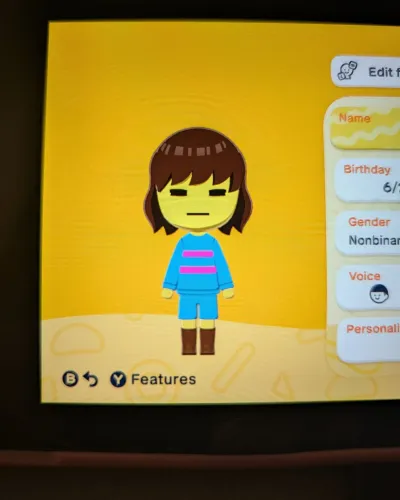Mii-Porträt von Frisk