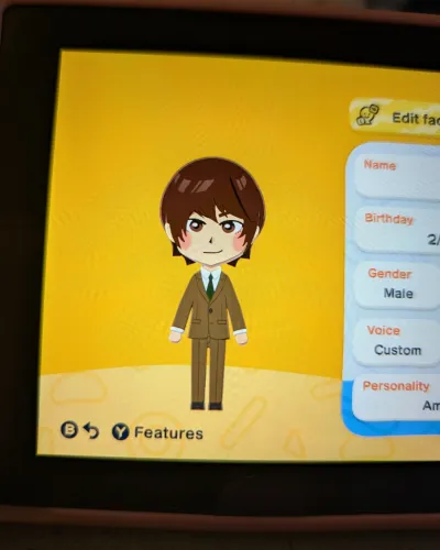 Mii-Porträt von Light Yagami