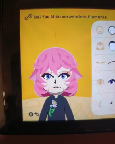 Mii portrait of Yae Miko