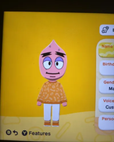 Mii portrait of Patrick