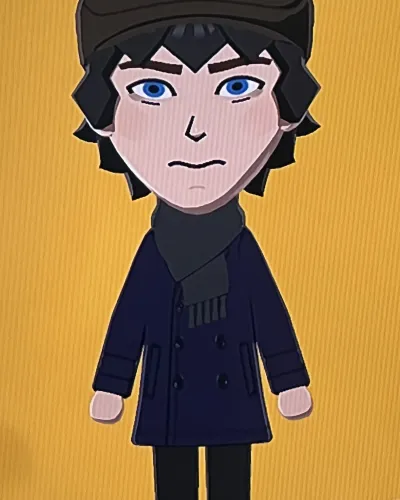 Mii-Porträt von Sherlock