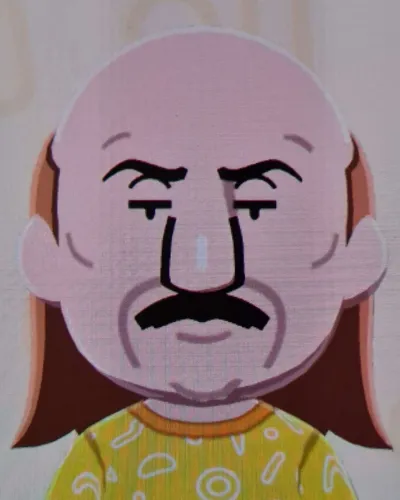 Mii portrait of Carl from Aqua Teen Hunger Force