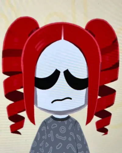 Mii portrait of Gangle from The Amazing Digital Circus