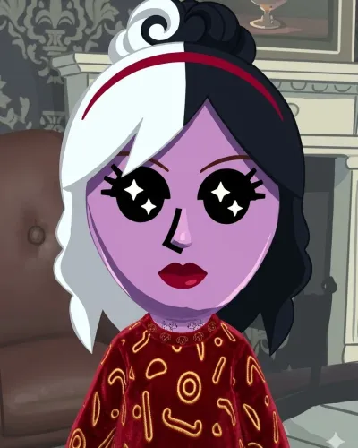 Mii-Porträt von Cruella