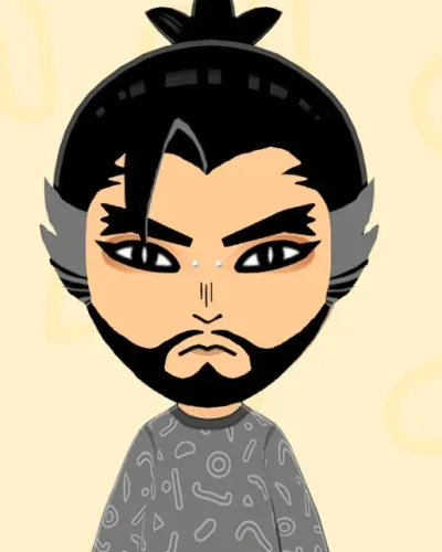 Mii portrait of Hanzo