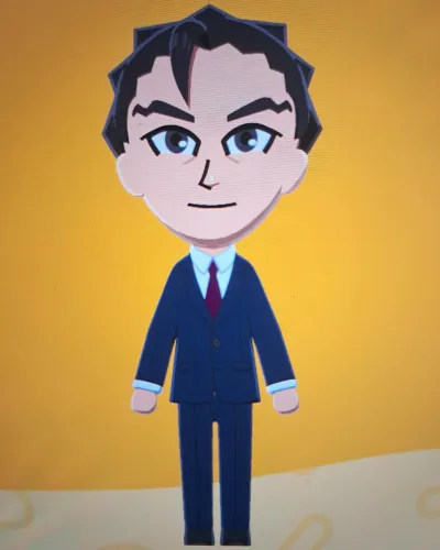 Mii-Porträt von Wright