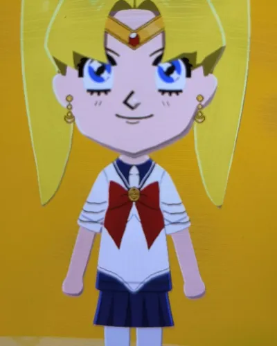Mii-Porträt von Sailor Moon