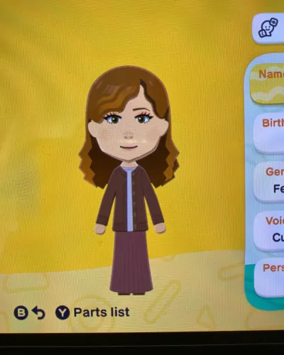 Mii-Porträt von Pam