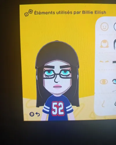 Mii-Porträt von Billie Eilish