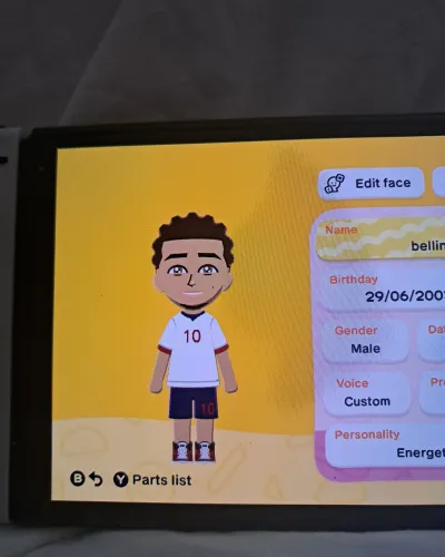 Mii portrait of Bellingham