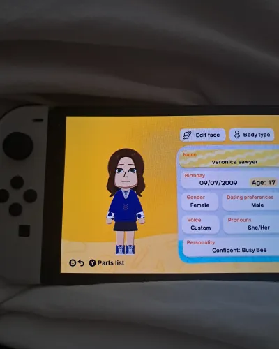 Mii-Porträt von Veronica sawyer