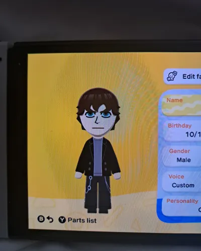 Mii-Porträt von Jason Dean (JD)