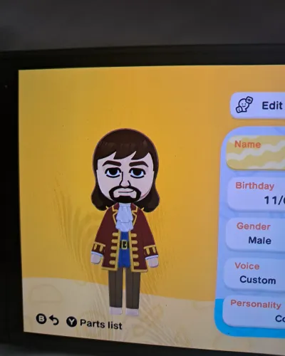 Mii-Porträt von Alexander hamilton
