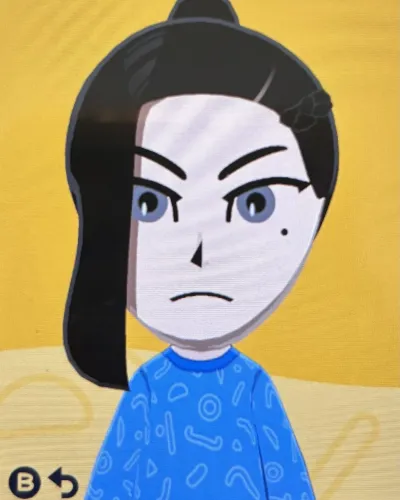 Mii portrait of Liu Qingge